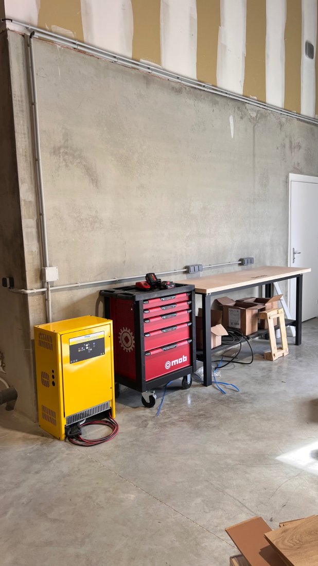 Installation prises éclairage